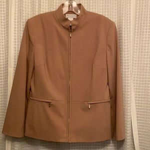 Vintage Worthington Stretch Brown Zip-Up Jacket